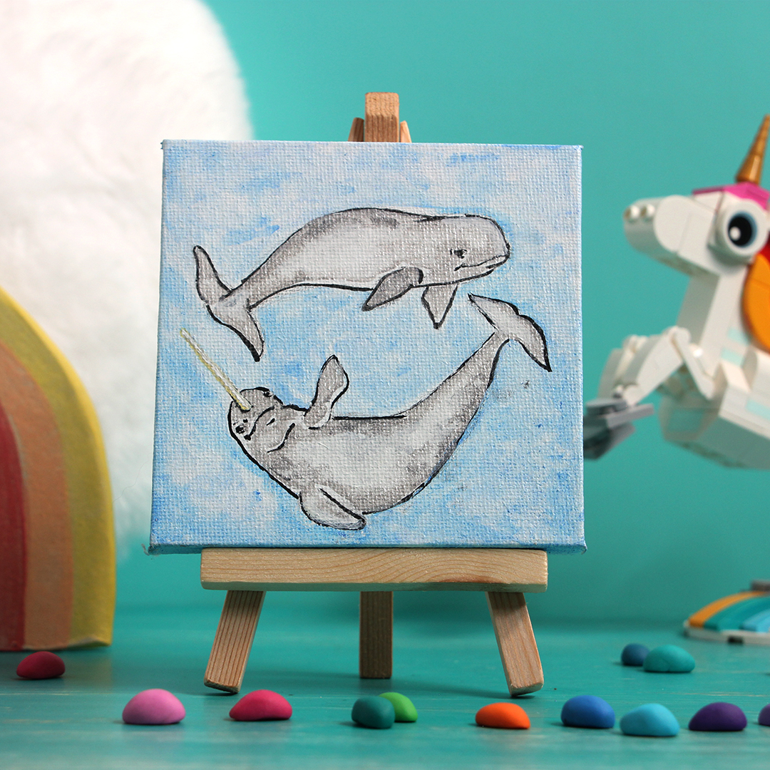 2 Wale by Anina: 10x10 cm - 20 EUR
