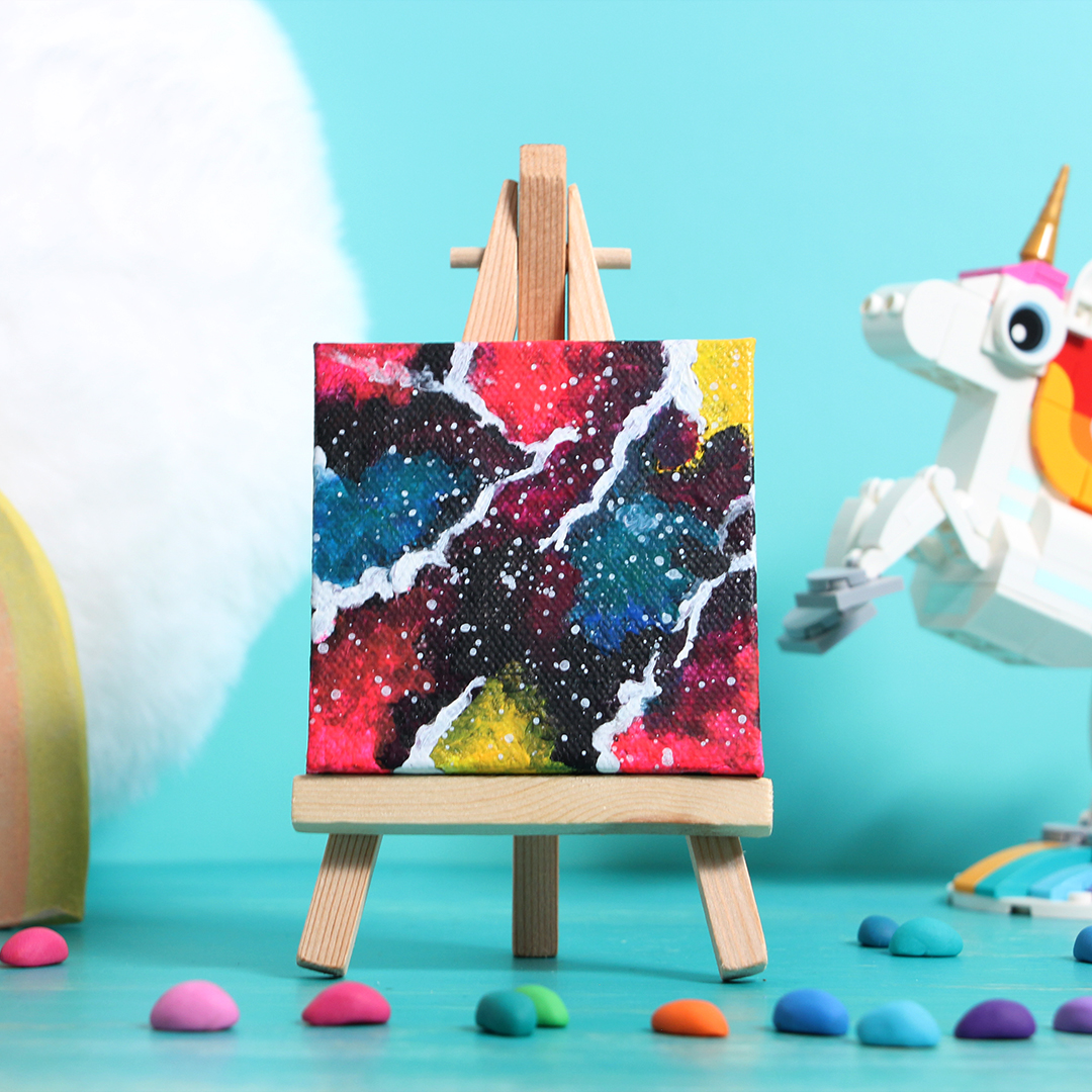 Galaxis, groß: 7,5x7,5 cm - 15 EUR